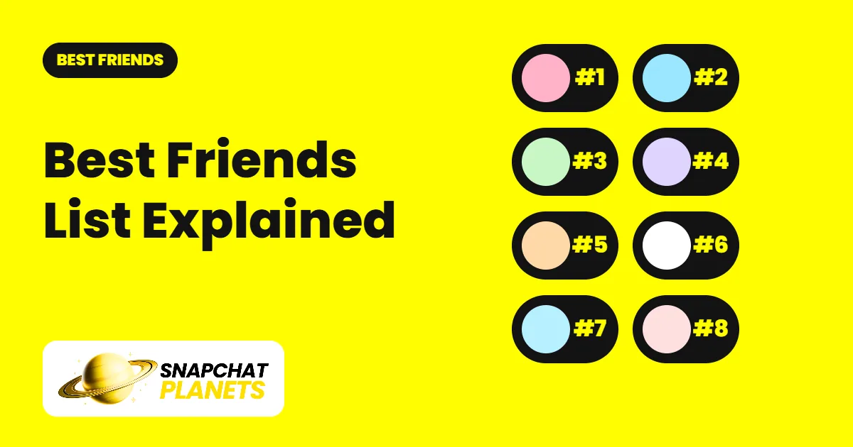 Snapchat best friends list 2026